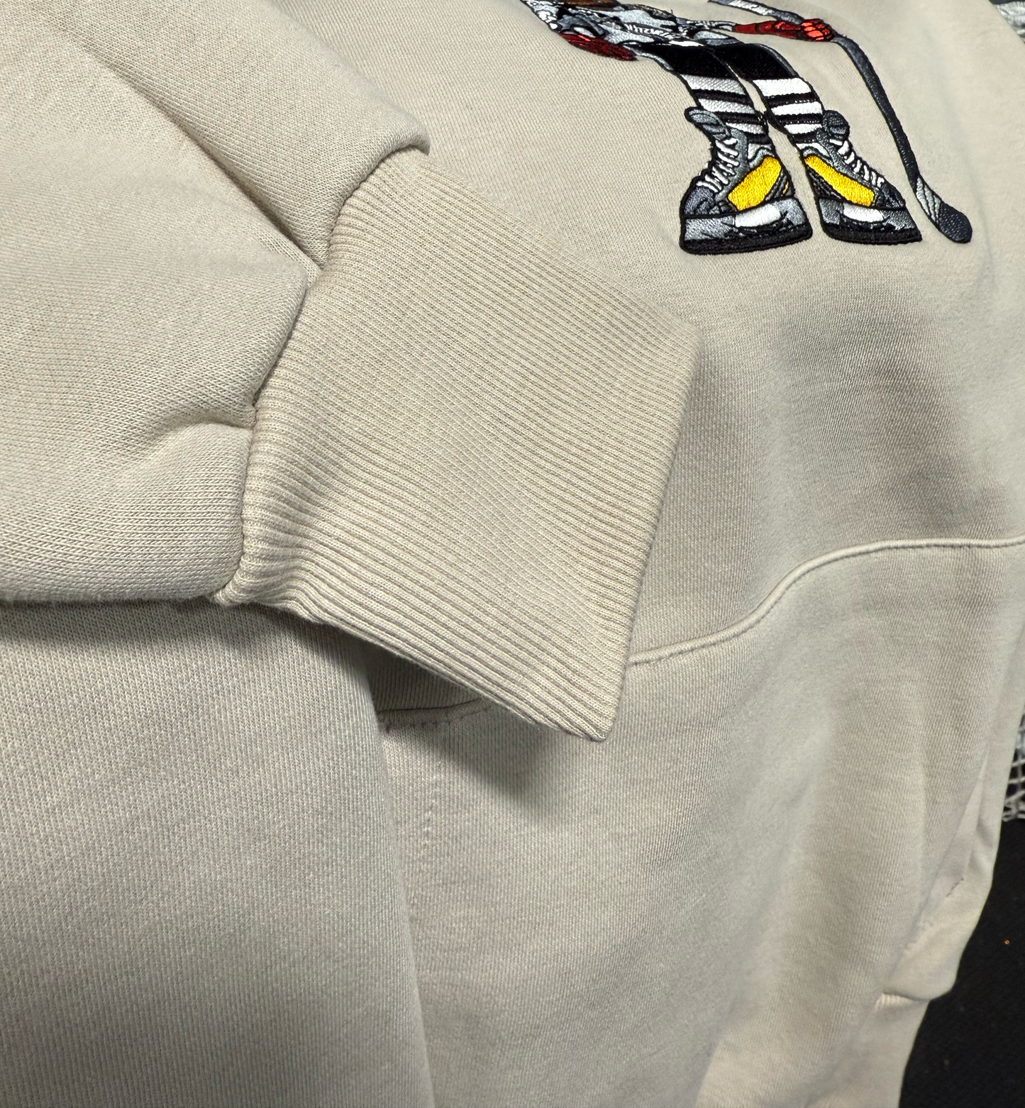 2025 Premium Limited Embroidered Hockey Tutorial Character Hoodies & Sweatshirts